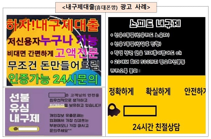 금감원, '내구제대출' 주의보…